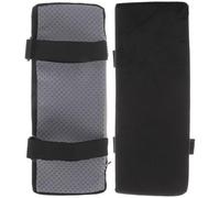 ifundom Coussin d'Accoudoir pour Chaise de Bureau 5 CM en Mousse Haute Élasticité Paire de Repose-Bras Confortables en Noir Classique Protège-Coude Antidérapant pour Couleur Aléatoire