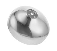 ifundom Coussinet Protège-Main D'escrime en Acier Inoxydable pour Adulte, Plaque de Garde Épaisse Finition Miroir, Compatible Épée et Fleuret, Entraînement et Compétition, Protection