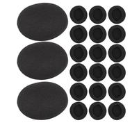 ifundom Coussinets de Rechange pour Casque Audio 24pcs, 55 mm, éponge Ronde, Noir, protecteurs de Remplacement, pour Longs et activités extérieures