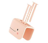 ifundom Couvercle De Robinet De Bébé En Silicone Motif Baleine Protection De Bec Verseur Sécurisée Pour Bain, Couleur Saumon, Adapté Aux Garçon Et Filles