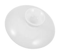 ifundom Couvercle de Tasse en Céramique Blanc pour Thé, Couvercle de Remplacement Sûr et Élégant, Prévient les Éclaboussures, Design Créatif Expérience de Dégustation Optimale