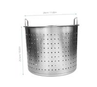 ifundom Crawfish Pot Acier Inoxydable Volume pour Cuisson et Égouttage Seau Métallique et Pratique pour