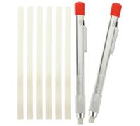 ifundom Crayons en Stéatite de Soudage, 6 Recharges, Forme Stylo, Marquage | Surface Texturée Prise, Usage Atelier, Cuivre et Fer, Marqueur Amovible pour Aluminium et Pièces