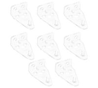 ifundom Crochet Inclinaison Store Vénitien 8 Pièces - Kit Compact en Plastique pour Fenêtres avec Commande Sécurisée des Stores