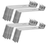 ifundom Crochet pour Tuile en Acier Inoxydable, 20pcs, Fixations pour Tuiles de Toit Robustes et Clips Antidérapants Adaptés aux Applications de Toiture Résidentielle et Commerciale