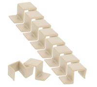 ifundom Crochets Supports Cadre Lit Bébé 10 Pièces Plastique Robuste Fixation Sécurisée Accessoires Rail Lit Polyvalents Pour Berceau -né Rangement Stable