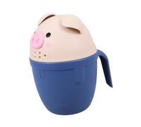 ifundom Cuillère De Bain Pour Bébé Gobelet De Rinçage Motif Cochon Bleu Poignée Pratique Grosse Capacité Rinçage Cascade Bain Sécurité Garçon Et Filles
