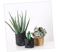 ifundom de Rangement Papier Kraft Lavable Noir Organisateur Réutilisable Décoratif pour Pots de Fleurs Jouets et Stockage Polyvalent