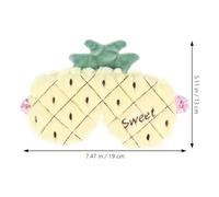 ifundom de Sommeil en Peluche Forme Ananas Cache-Yeux Doux et pour Dormir Bandeau Ajustable Nuit Anti-Lumière Confortable pour Voyage et Relaxation Couleur Aléatoire Couleur Aléatoire