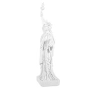 ifundom décor de Figurine de Jardin Decoration Interieur décoration Interieur Home Decor Ornement Statue de la liberté pour la Maison déesse en résine Statue de Dame de la liberté Blanche