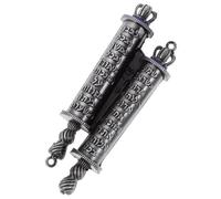 ifundom Décoration de Mezouza en Métal Versets Bibliques, Artisanat Rétro Chic pour Créer Une Atmosphère Sacrée, Ornement Délicat pour Décorer Plusieurs Lieux Style Style Aléatoire