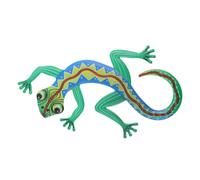 ifundom Décoration Murale Gecko Fer Ornement Lézard Exterieur Accroche Mur Pour Salon Bureau Jardin