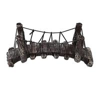 ifundom Décoration Pont Aquarium Ornement Escalade Tortue Habitat Aquatique Décoration Vivarium