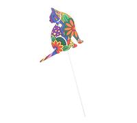 ifundom Décorations De Chaton en Fer Forgé pour Figurine en Forme De Piquets Décoratifs Extérieurs De Plein Air Papa Chat Ornements Noir Accueillir Enjeux Le Fer