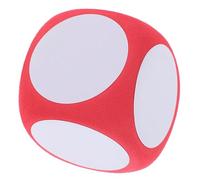 ifundom Dés Vierge en Mousse 6Cm Dés Effaçables À Sec pour Activités Éducatives Et Bricolage Outils Pédagogiques pour École Primaire Et Salle De Classe