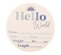 ifundom Disques Étapes De Cercles Bois Pour Naissance Panneau De Naissance Décoration De Table Bois Pour Shower Accessoires Annonce De Bloc Étapes Mensuelles