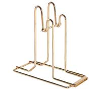 ifundom Distributeur de Billets de Tombola en Métal Doré Porte-Rouleau Compact pour Tickets Simples et Doubles Support Pratique pour Événements Associations et Cinémas Robuste et