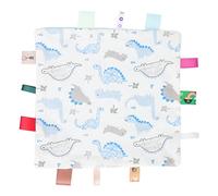 ifundom doudou bébé couette bebe couette bébé serviette de salive pour bébé serviette de salive pour tout-petit mouchoir enfant serviette d'essuyage serviette apaisante bébé coton Sky-blue