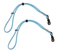ifundom Dragonnes Réglables pour Moufles de Ski D’hiver 25 Cm - Lanières Élastiques Anti-perte Bleu Ciel, Accessoires Légers pour Sports de Neige en Extérieur, Compatibles Adultes, 1 Paire