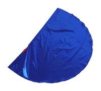 ifundom Drapeaux de Danse Colorés Semi Circulaires pour Danse Du Ventre Doubles et Portables avec Hampe Extensible pour Spectacles Cérémonies et Groupes de