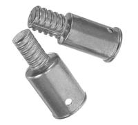 ifundom Embout Fileté Américain Métallique 22 Mm et 25 Mm, Adaptateur de Poignée pour Manches Télescopiques, Raccord Solide Anti-corrosion pour Brosse de Pont et Outils de