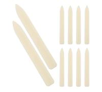 ifundom Ensemble de 10 Plioirs en Plastique Imitation Os Brunissoir pour Pliage et Rainage Précis, Outil de Marquage en Carton Multifonction pour Scrapbooking et Loisirs Créatifs Papier
