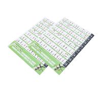 ifundom Ensemble de 2 Affiches D'entraînement Bandes de Résistance Laminées 43 X 58 Cm, Guide Mural Fitness pour Renforcement Musculaire et Étirements, Planificateur Exercices