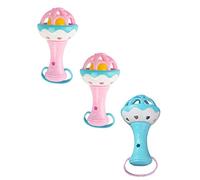 ifundom Ensemble De 3 Jouets Pour L'éducation Précoce Des Garçons Et Des Filles De 6 Mois À 3 Clochette Musicale Couleur Aléatoire