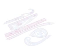 ifundom Ensemble de 6 Règles de Couture Multifonction en Plastique Rigide Règle de Courbe et Patchwork pour Mesures Précises Outil de Découpe Vêtements pour Patronnage et Bricolage