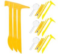 ifundom Ensemble de Fouilles Archéologiques 21 Pièces pour Garçon et Filles Éducatif Scientifique Marteau, Brosse, Burin et Loupe Kit de Creusement de Pierres Précieuses pour