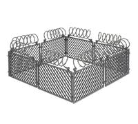 ifundom Ensemble de Jeu Militaire en Plastique 1 Set, Clôture de Protection pour Scène de Guerre, Accessoires DIY pour Figurines Militaires, Éducatif pour Garçon et Filles Garçon Fille,