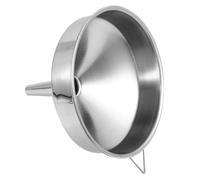 ifundom Entonnoir en Acier Inoxydable Épais 18 Cm à Large Ouverture, Grand Entonnoir Industriel pour Carburant et Huile, Réutilisable, pour Ravitaillement Voiture, Transfert Liquide