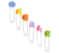 ifundom Épingles de Sûreté Bébé Verrouillage Sécurisé en Acier Inoxydable Lot de 30 et Couleurs Différentes pour Couches Poupon