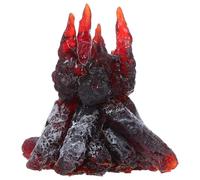 ifundom Feu de Camp Miniature Résine Fausse Décoration pour Micro-Paysage Accessoire de Maison de Poupée pour Jardinage Créatif