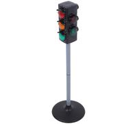 ifundom Feu de Circulation Simulé pour Garçon et Filles, Éducatif de Sécurité Routière, Modèle Miniature Hauteur Réglable, Plastique Noir, Jeu Pédagogique pour Apprentissage du Trafic,