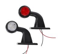 ifundom Feu de Gabarit LED pour Camion et Remorque, ABS | Blanc et Rouge, Installation Facile, Économie D’énergie, Forte Pénétration, pour Camions et Remorques