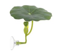 ifundom Feuille de Lotus Artificielle Habitat Poisson Betta Lit de Repos Cachette Multifonctionnelle Grosse Taille pour Aquarium Décor Poissons Aquatiques