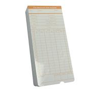 ifundom Fiches de Présence Papier 100 Feuilles pour Suivi Temps de Travail Cartes de Pointage Couleur Aléatoire Registre Papier Bureau Usine Entrepôt Gestion Couleur