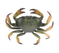 ifundom Figurine de Crabe Simulation Réaliste en Plastique Vert M-1848, Éducatif Miniature, Décoration Aquarium et Ensemble de Jeu Créatif pour Garçon et Filles et Collection