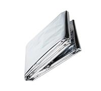 ifundom Film Réfléchissant Solide pour Serre et Potager Film de Forçage Saison Froide Argenté Réutilisable pour Protection Extérieure des Plantes Situation Urgence