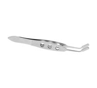 ifundom Forceps d'expression des glandes de Meibomius en acier inoxydable avec embout lisse pour usage professionnel en salon de beauté et à domicile
