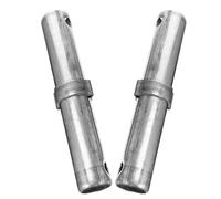ifundom Goupille de Couplage D'échafaudage Galvanisée Argentée 2pcs, Résistante la Rouille et Solide pour Tube D'échafaudage, Usage Intérieur et Extérieur