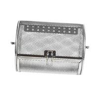 ifundom Gril en Acier Inoxydable Panier de rôtisserie Panier à rôtir Four roulement Corbeille Cage grillée Panier à Barbecue Barbecue Grill Grille de Cuisson Panier Grill