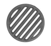 ifundom Grille De Barbecue Ronde En Fonte 22 Cm Pour Cuisson Extérieure Barbecue Bois Charbon, Résistance Élevée Répartition Uniforme Chaleur, Accessoire Polyvalent Camping Et Jardin