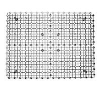 ifundom Grille Modulaire Noire pour Fontaine Jardin, Support Robuste de Base 4 Pièces avec 80 Pieds, Panneau de Séparation pour Bac à Média Filtrant, Accessoire Extérieur pour Bassin