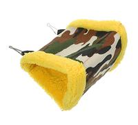 ifundom Hamac pour Oiseaux Camouflage Suspendu pour Perroquets et Petits Animaux Lit Confortable pour Cage pour Dormir et Reposer