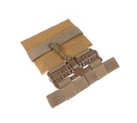 ifundom Harnais Tactique pour Chaton et Petit Chat Ajustable en Tissu Résistant et Rembourré, Gilet Anti-Fugue Respirant pour Promenade, Randonnée et Voyages en Extérieur, Couleur Kaki