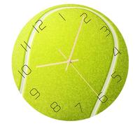 ifundom Horloge Murale Design Balle de Tennis en Acrylique, Silencieuse, Chiffres Arabes, pour Bureau, Salon ou Chambre