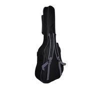 ifundom Housse de Guitare Acoustique Noire en Nylon Double Sangle et Protection Épaisse Rembourrée, Paquet à Dos Pratique pour Transporter Votre Guitare en Toute Sécurité