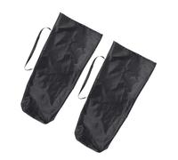 ifundom Housse de Poussette Protection Pratique et Compacte 2pcs en Nylon Noir pour Voyage et Avion pour Poussette en Cabine Soute